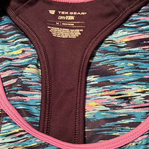 Tek Gear DryTek Racerback Tank, Size M - Picture 3 of 4